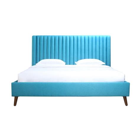 67 91d 55h 0047082000 Camilla Queen Bed Blue Products Moes