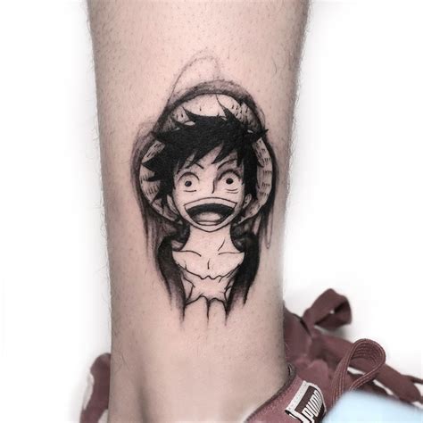 Luffy One Piece Tattoo Design