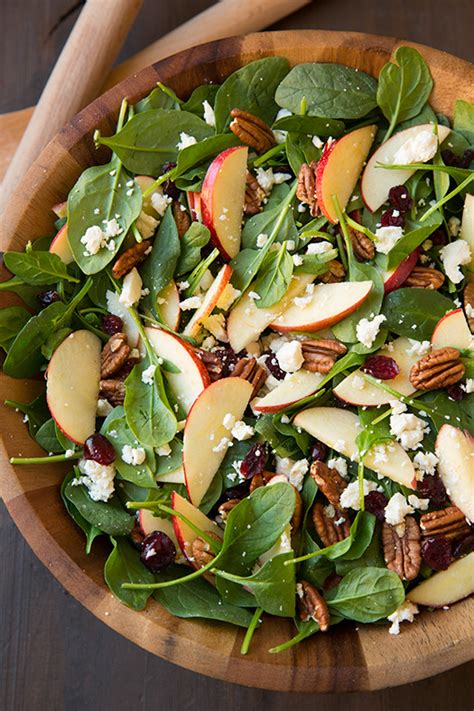 Apple Spinach Salad So Healthy And Yummy All Created