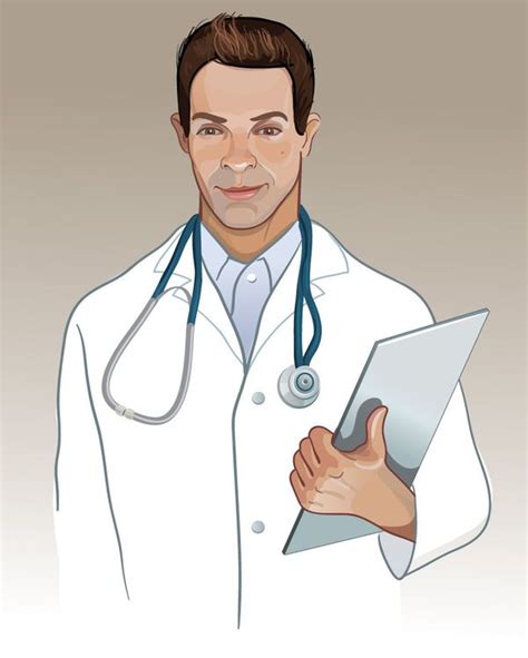 Illustration Of A Doctor Medical Drawings Illustration Character