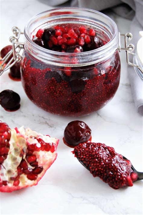 Pomegranate Cherry Chia Pudding Nutrition To Fit