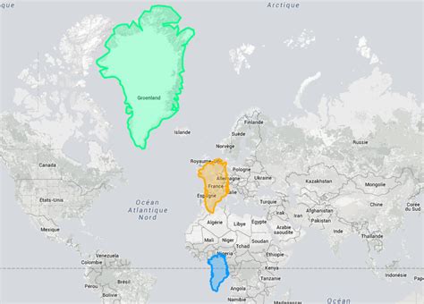 Carte Du Monde Avec Vrai Echelle - Carte Du Monde à L échelle | My blog