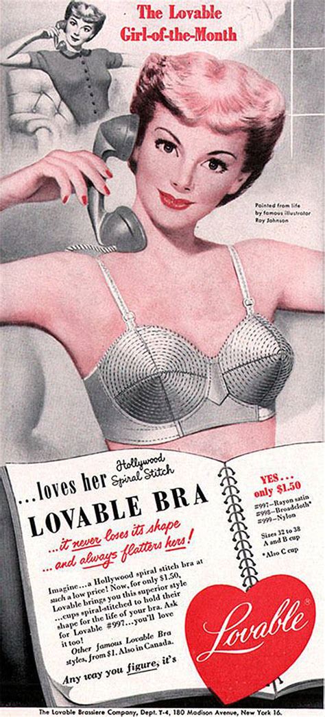 Vintage 40s And 50s Lingerie Ads Tom Lorenzo
