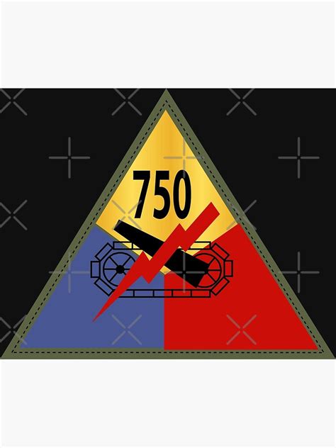 Army 750th Tank Battalion Ssi Poster For Sale By Twix123844