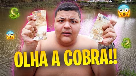 Topei O Desafio Pulei No Lago Com Cobras Youtube