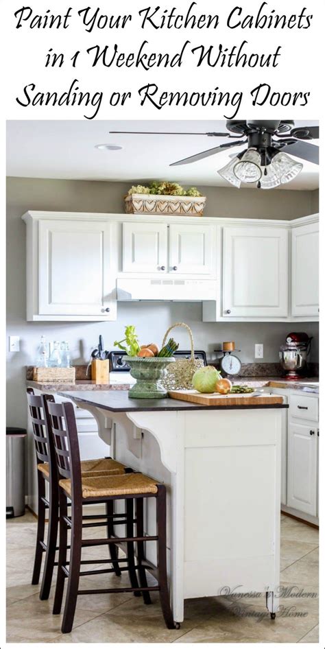 Similarly, you may ask, how much does it cost to replace cabinet doors in kitchen? This feature allowed me to paint my kitchen cabinets in 1 weekend without removing t… | Painting ...