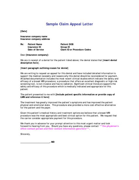 Write this type of letter when you want to appeal a decision about health insurance, such as a health insurance company's decision not to approve your application for insurance coverage. Templates of Denial Selective History - Top Theto | Top Theto