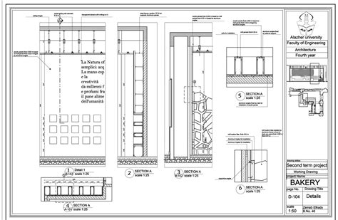 Working Interior Design Shop Drawing Details On Behance
