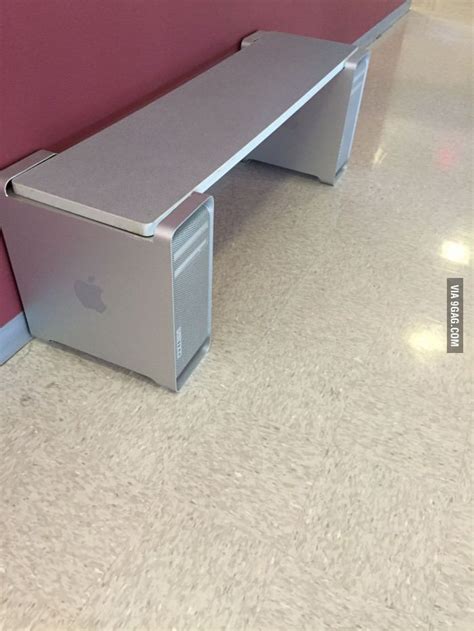 The School Made A Bench Out Of Old Mac Computer Towers Computer Tower