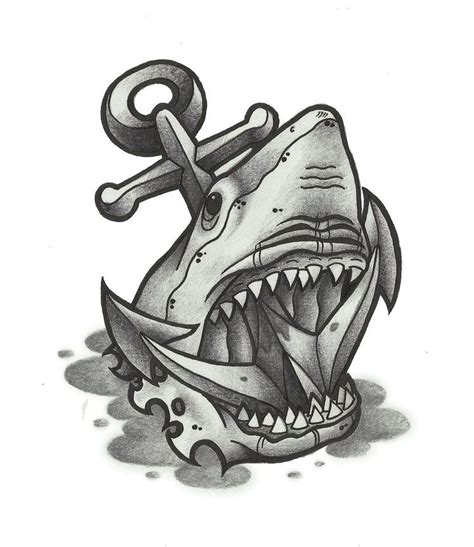 Shark Tattoo Drawings