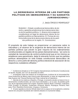 La democracia interna de los partidos políticos en Iberoamérica y su