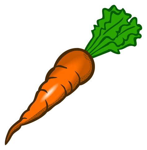 Onlinelabels Clip Art Carrot Coloured