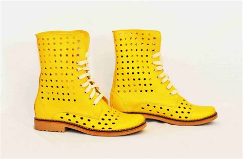 Yellow Summer Boots Rochie De Seara
