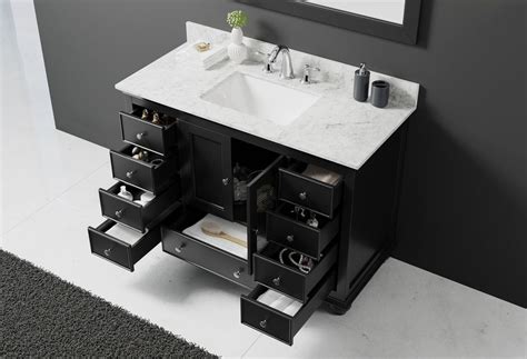 Exclusive Heritage 48″ Single Sink Bathroom Vanity In Espresso With