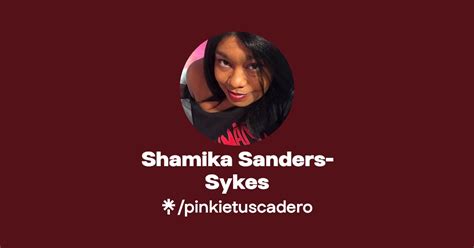 Shamika Sanders Sykes Instagram Twitch Linktree