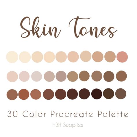 Skin Color Palette Procreate Okebd