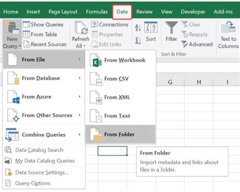Import All Csv Files In A Folder Into Excel