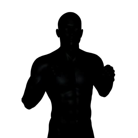 Mma Fighter Silhouette At Getdrawings Free Download