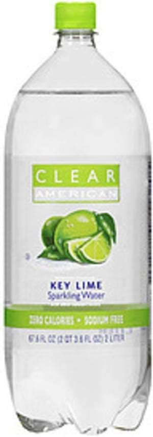 Clear American Key Lime Naturally Flavored Sparkling Water 2 L