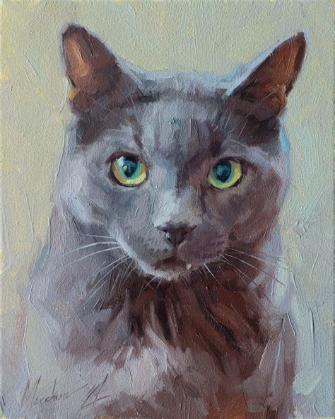 Custom Cat Portrait Custom Portraits Cat Portrait Painting Hand