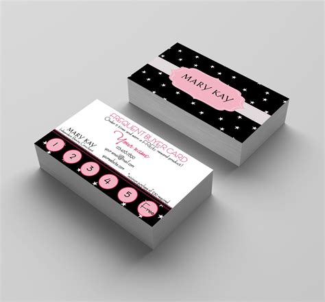 Mlm cards is the web's leading provider of quality network marketing business cards and more. Mary Kay direct sales Personalized Frequent buyerd card ...