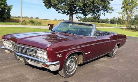 1966 Impala Ss Convertible 396 4 Speed Factory Air Conditioning For