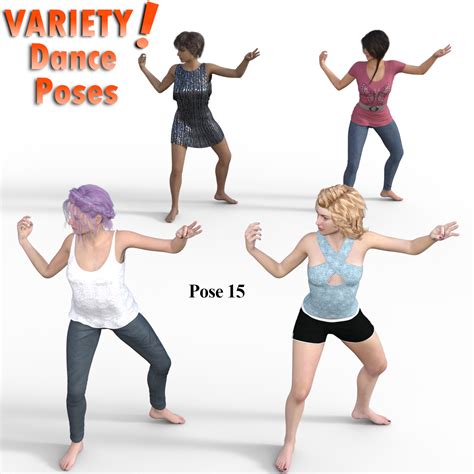 variety dance poses for g1f g2f g3f g8f daz content by rolow