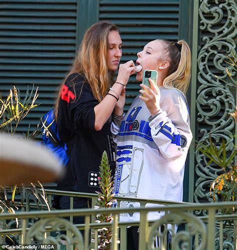 Jojo Siwa And Kylie Prew Feed Each Other Beignets On Oh So Sweet Pda