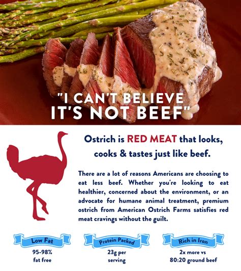 Ostrich Is Red Meat That Looks Cooks And Tastes Like Premium Beef