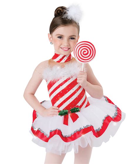 Ballet Candy Cane Holiday Dance Costume A Wish Come True