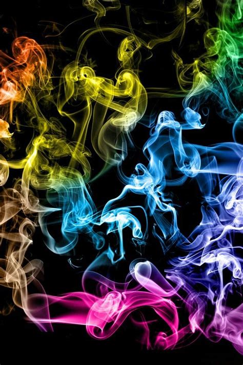 Neon Smoke Smoke Wallpaper Colored Smoke Smoke Art