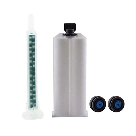 Ab Epoxy Gun Cartridge 50ml Syringe 11 And Resin Static Mixer Ma6 16s