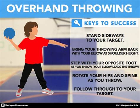 Physed Printable Skill Posters Elementary