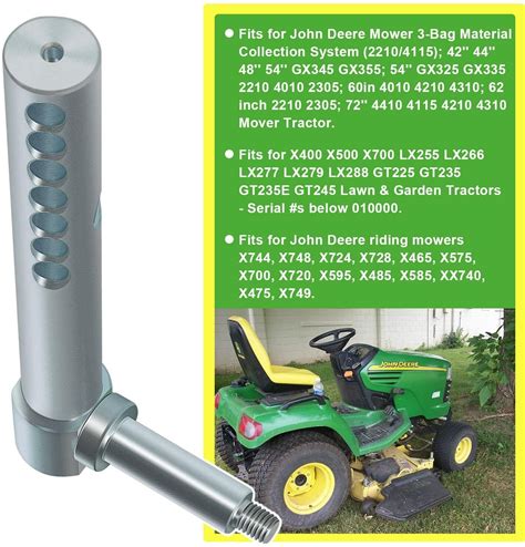 New Mower Deck Gauge Wheel Arm For John Deere Am131289 Ebay