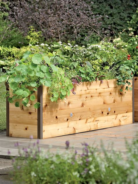 Elevated Cedar Raised Bed Kit Elevated Bed Made In Vermont Raised