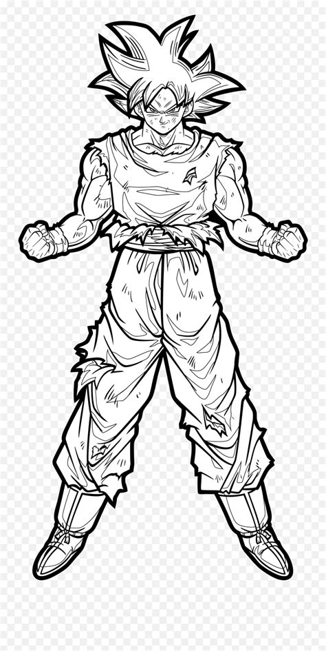 32 Ultra Instinct Goku Coloring Pages Reisghannam
