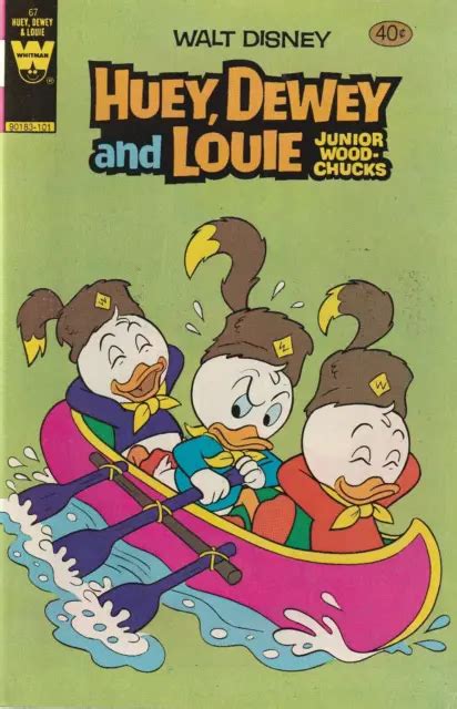 Walt Disneys Huey Dewey And Louie 67 Gold Key Whitman Variant 1980