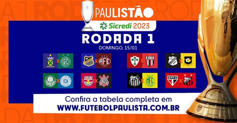 Fpf Divulga Tabela Da Primeira Fase Do Campeonato Paulista De O