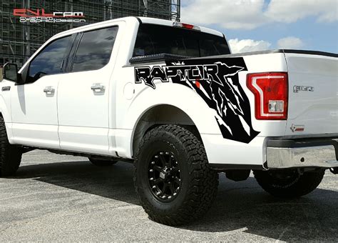 Side Truck Bed Box Graphic Vinyl Decal Sticker Kit Set For Fit Ford