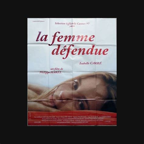 Affiche de cinéma du film La femme défendue dimension x cm