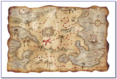 Jake And The Neverland Pirates Treasure Map Maps Resume Examples