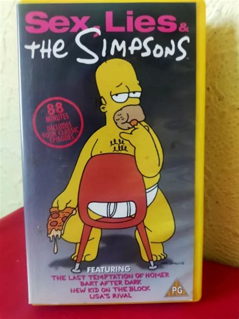 The Simpsons Sex Lies And The Simpsons Animated Vhssur 1998 £431 Picclick Uk