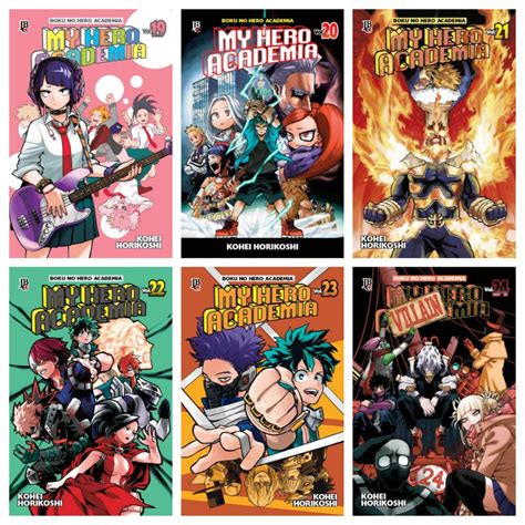 Mangá My Hero Academia Vol 1 Ao 30 Boku No Hero Academia Volumes