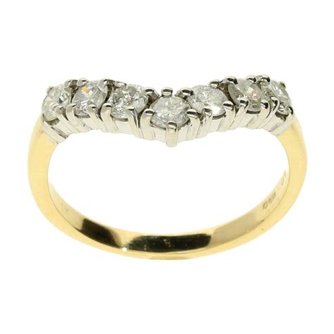 9ct Yellow Gold Diamond Wishbone Ring 0 60ct Miltons Diamonds
