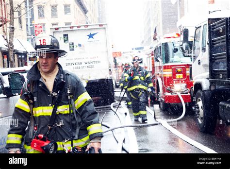 Firemen In Street New York High Resolution Stock Photography And Images