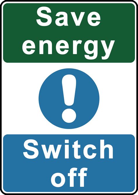 Energy Saving Sign Create Signs