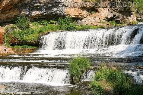 Stock Photo Willow Falls At Willow River State Park