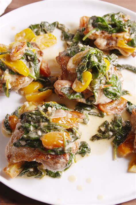Davinah's eats chicken breast, sea salt, olive oil, black pepper, garlic powder and 1 more stuffed chicken breast open source food Best Chicken Florentine Recipe - How to Make Chicken ...