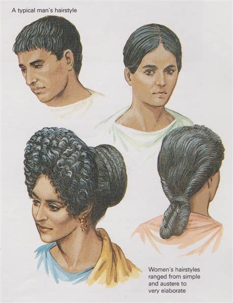 Ancient Roman Hairstyles Peter Connollyuser Aethon Roman