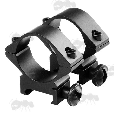 Weaver Rail Standard Scope Rings 25mm And 30mm Picatinny Ring Mounts